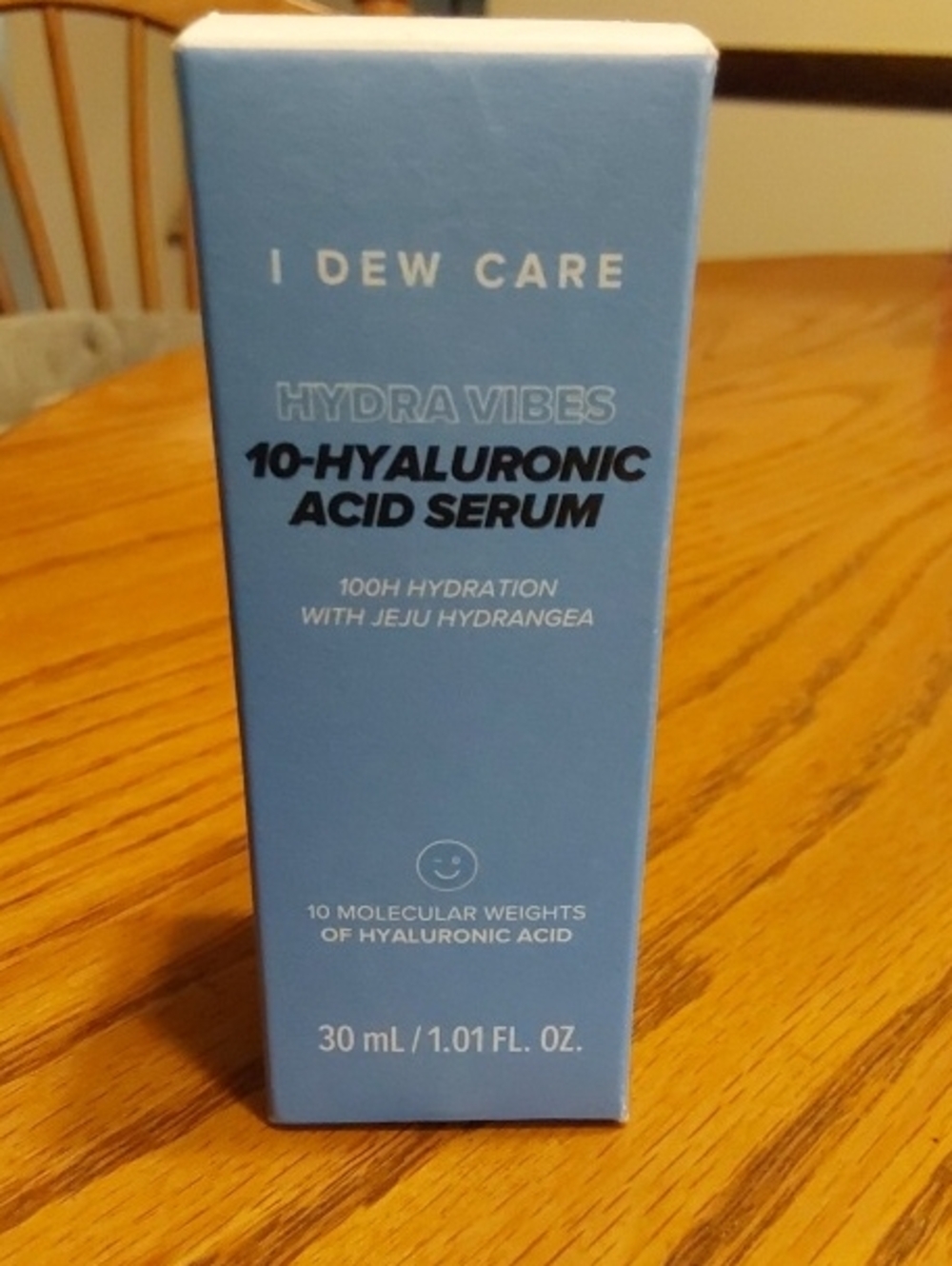 I DEW CARE Hydra Vibes 10-Hyaluronic Acid Serum — Blue Hydrating Facial Serum